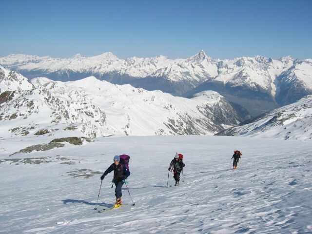 sur le glacier